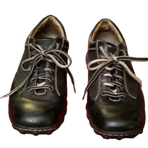 Born Men's Black Lace up Shoes Size 8 - Picture 2 of 12
